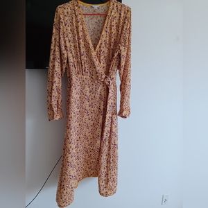 Time and True Floral Dress, Size Large